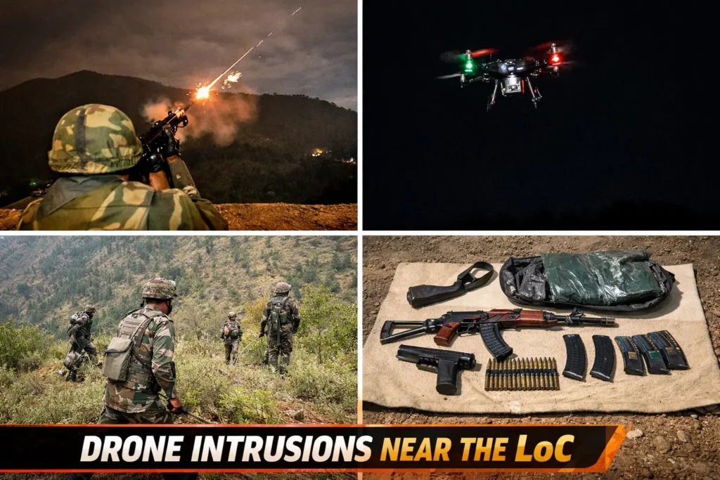 Drone threats near the LoC